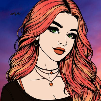 detailed realistic girl