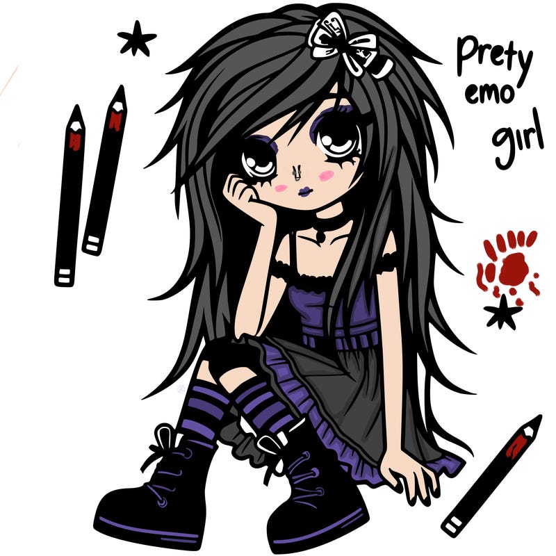 pretty emo girl