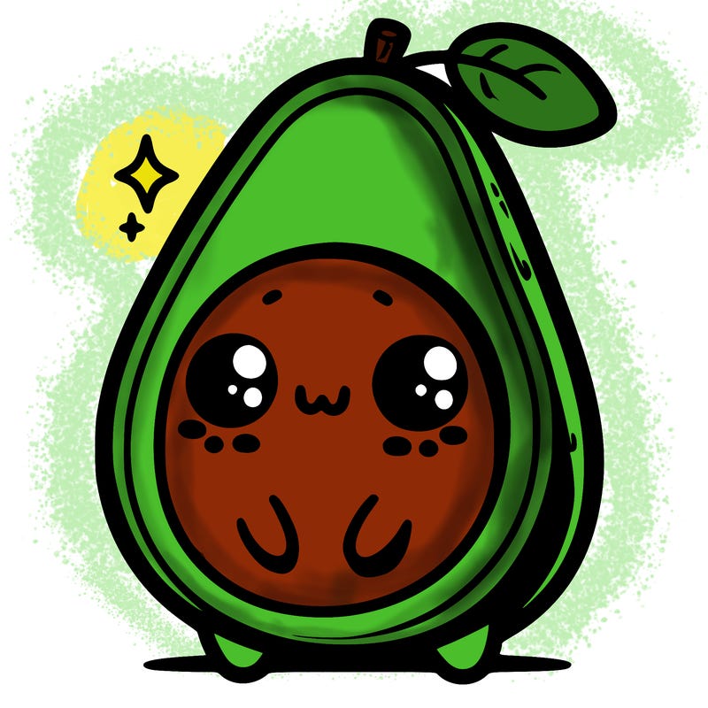 cute avocado
