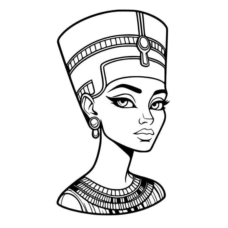 realistic nefertiti