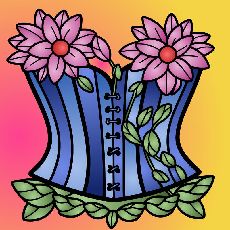 flower corset
