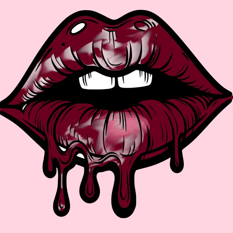 lips that look realistic and drip