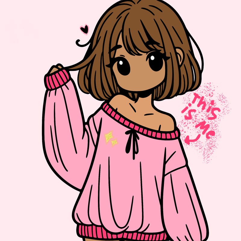 girl in baggy sweater hanging off her shoulder