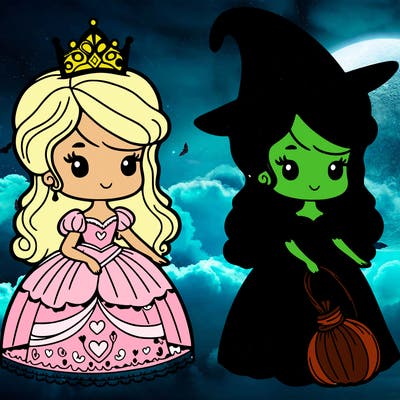 princess as a witch