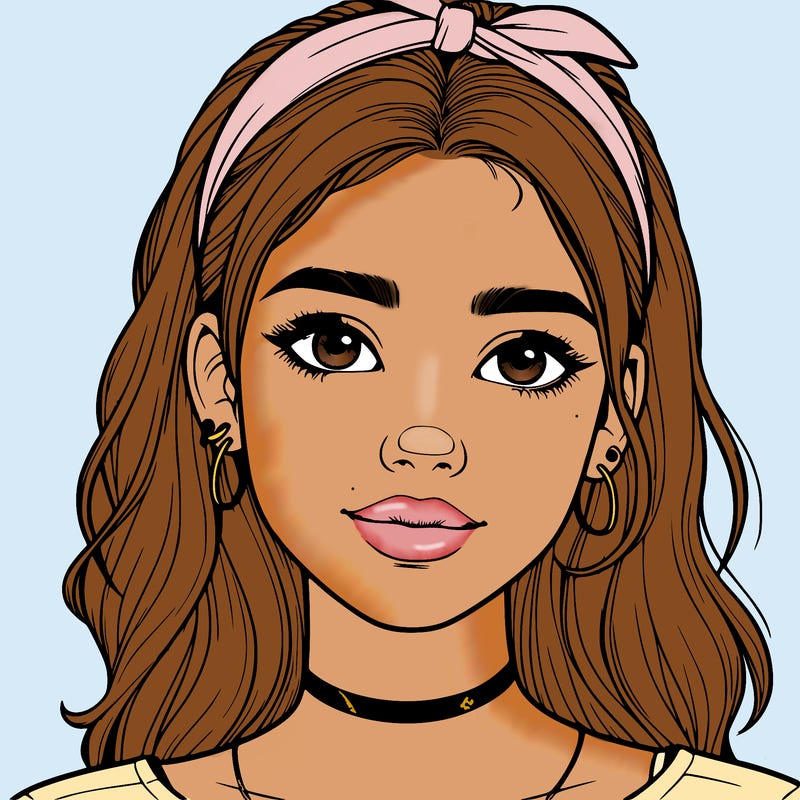 realistic teenage girl