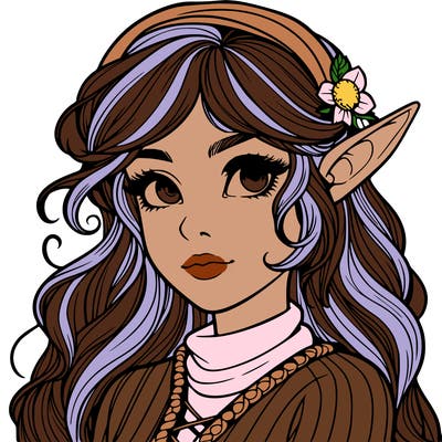 realistic elf girl