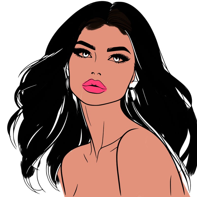 beautiful woman model realistic