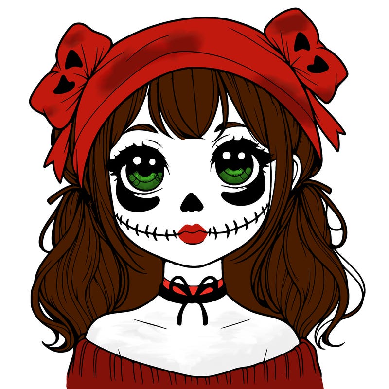 realistic girl halloween