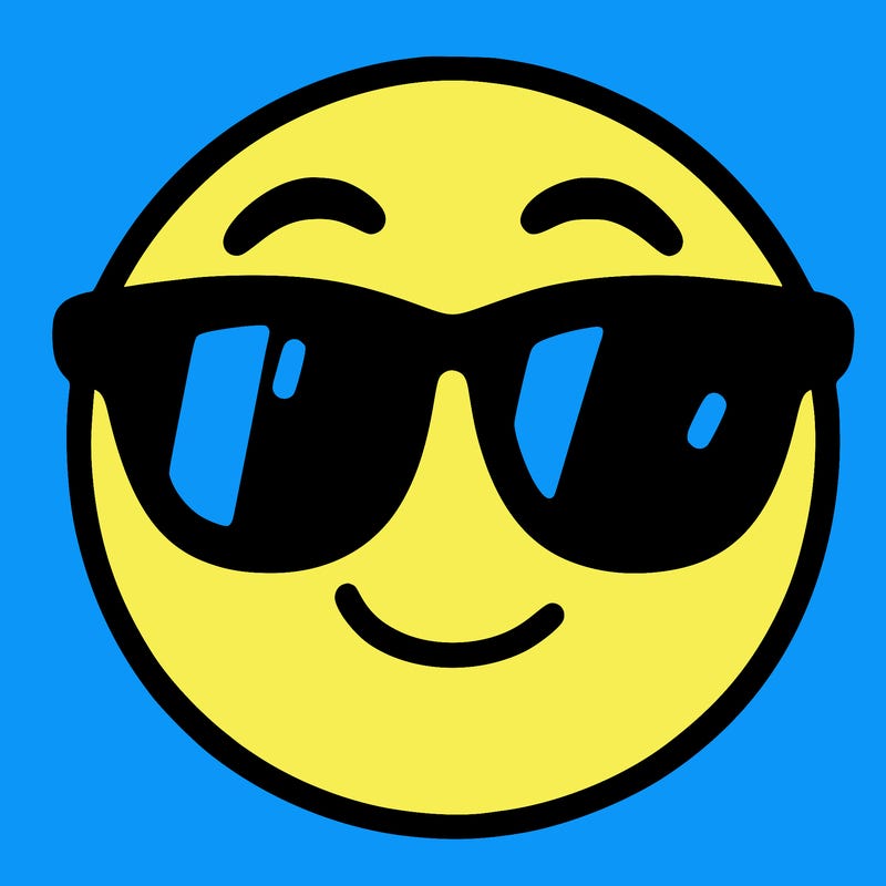emoji with sunglasses