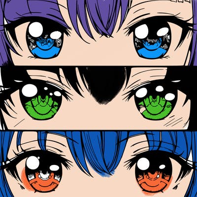 anime eyes
