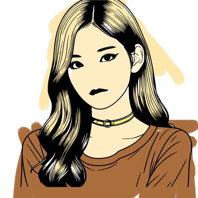 realistic k-pop girl