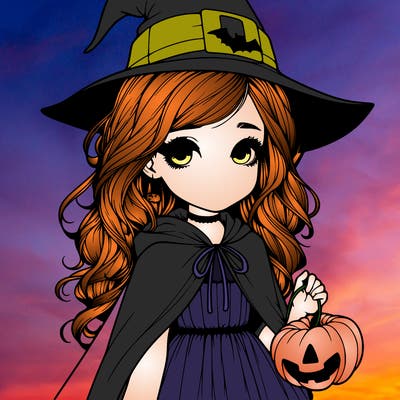 realistic girl halloween