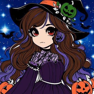 realistic girl halloween