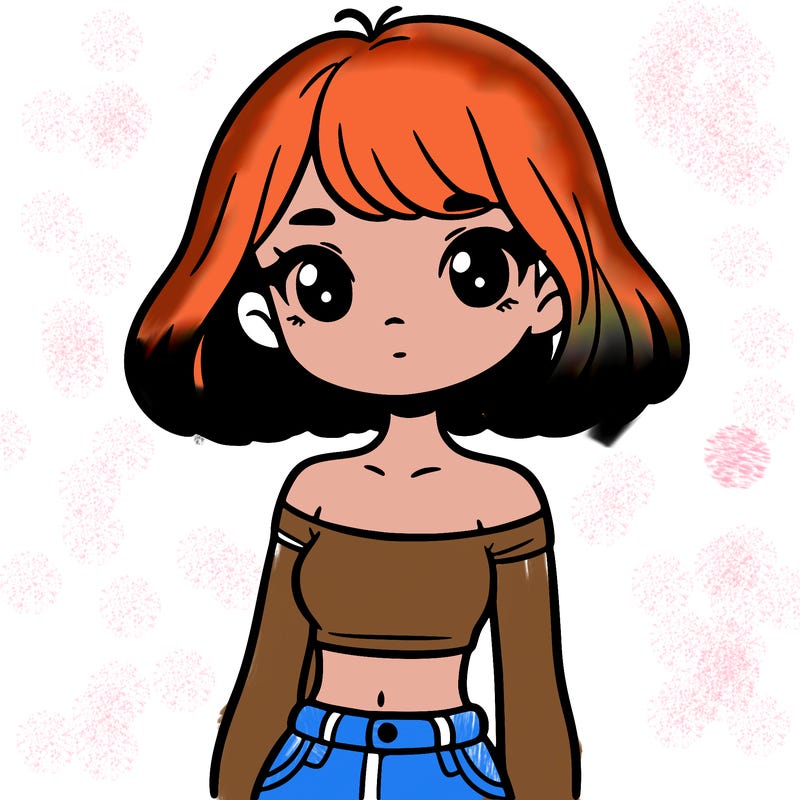 girl in a cute crop top