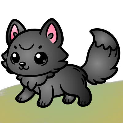 cute wolf