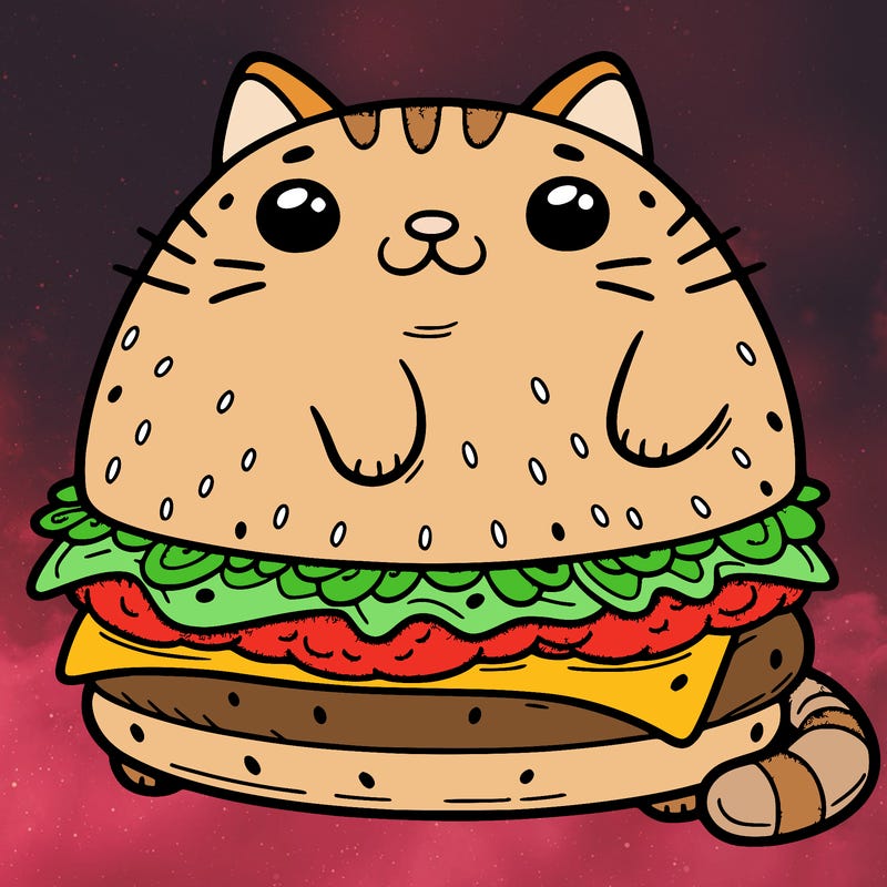 a fat cat cheeseburger