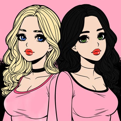 realistic twin sisters