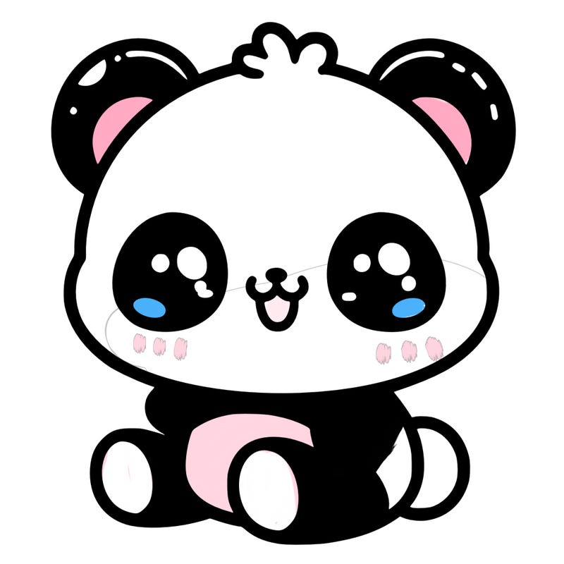 kawaii panda