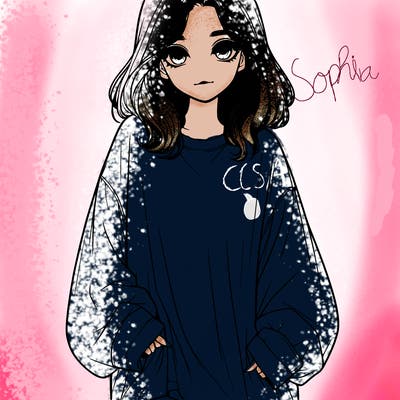 realistic girl in oversized shirt