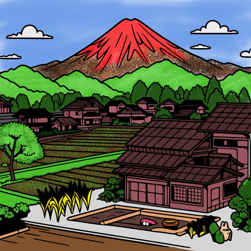 japan countryside landscape