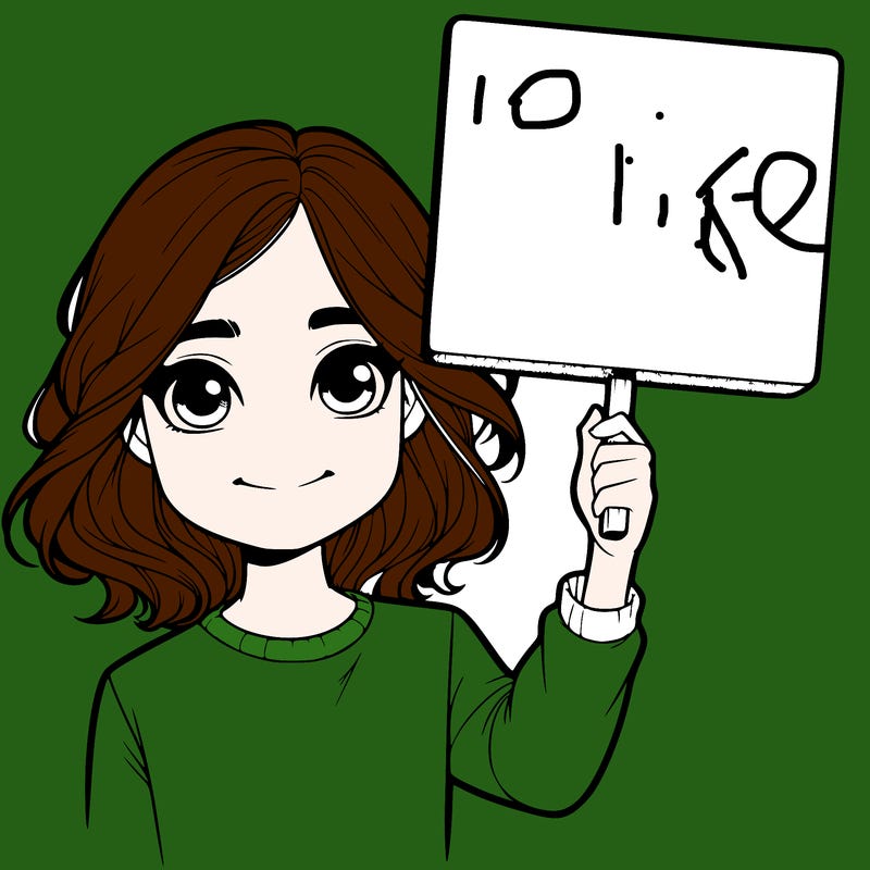 realistic girl holding up a sign