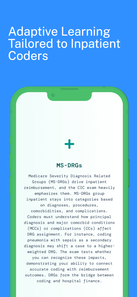 AAPC CIC Prep: Inpatient Coder - Medical App | MWM