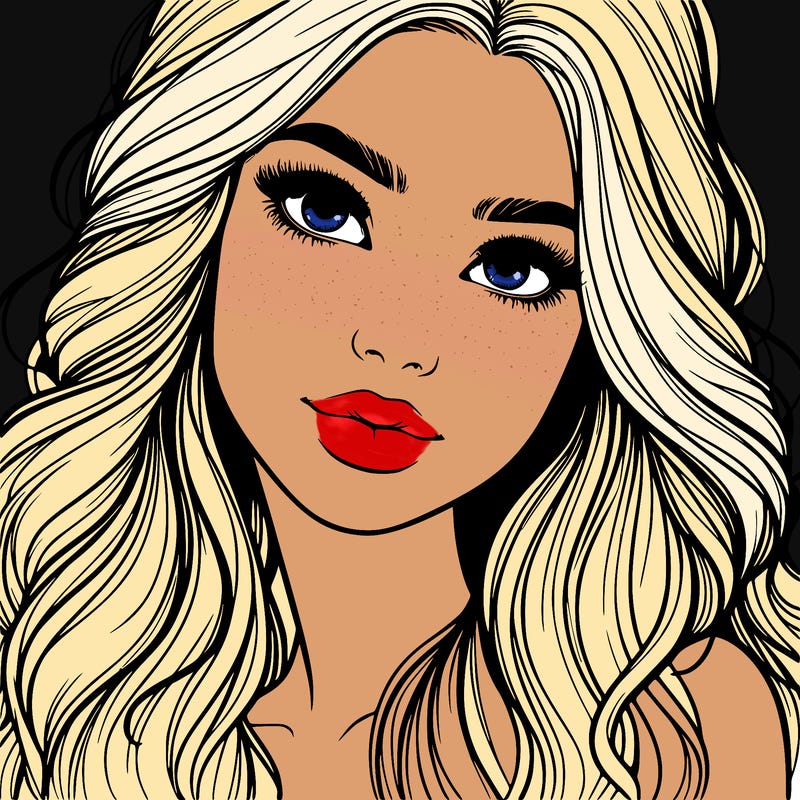 beautiful realistic girl