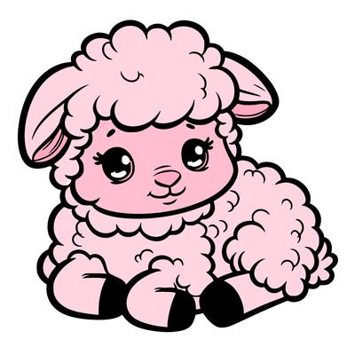 a baby sheep