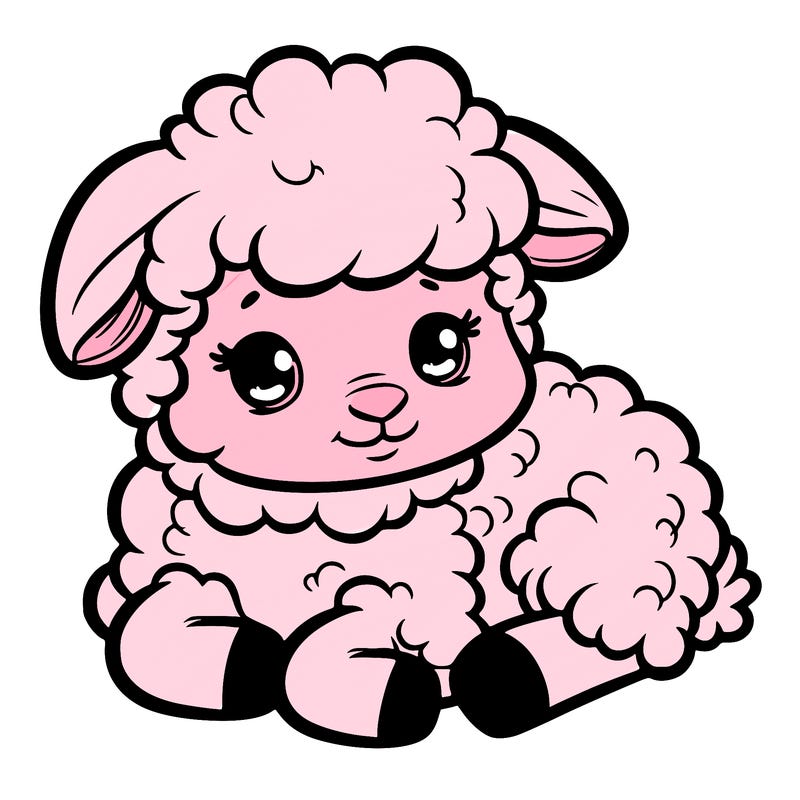 a baby sheep