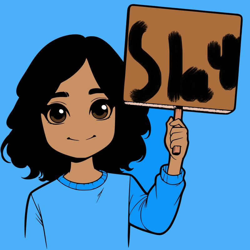 realistic girl holding up a sign