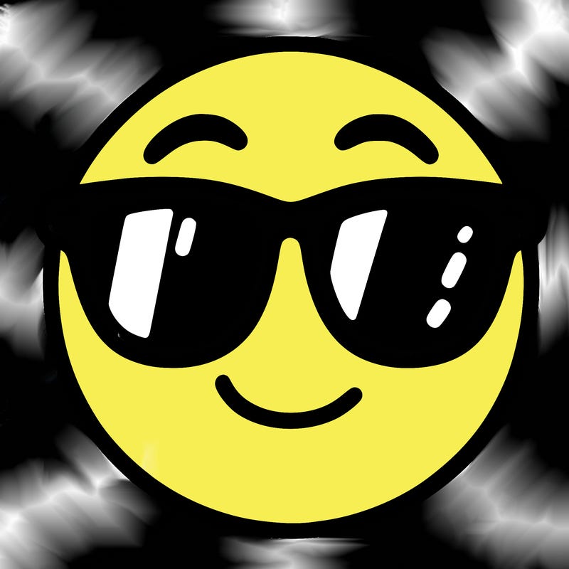 emoji with sunglasses