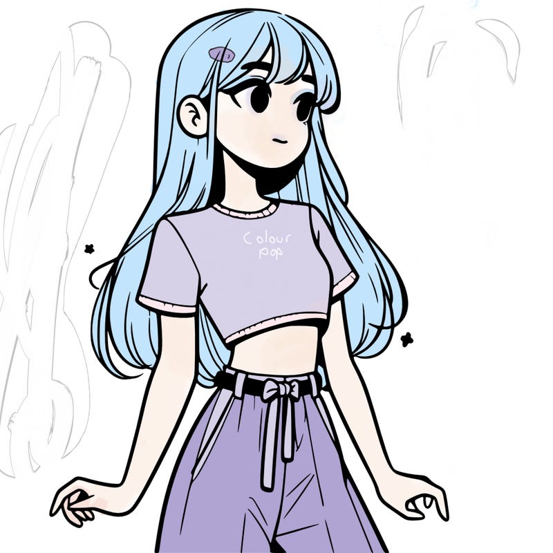 girl in a cute crop top