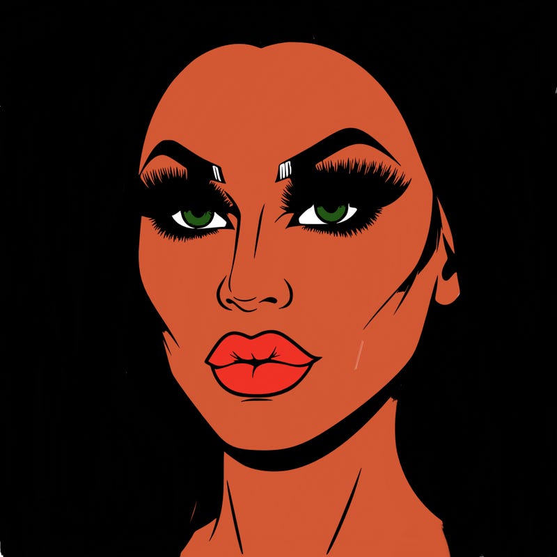 realistic drag queen