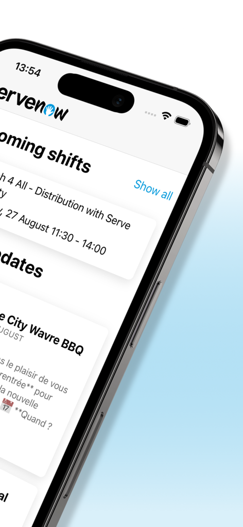 ServeNow - Volunteering - Reference App | MWM
