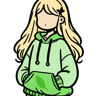 girl in sweatshirt