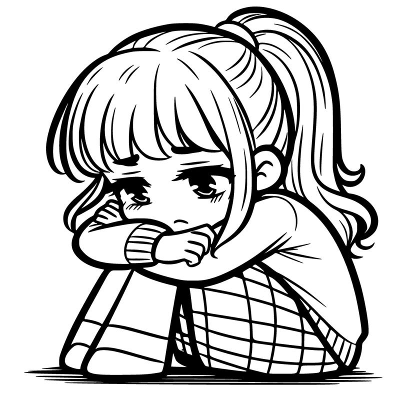 depressed girl