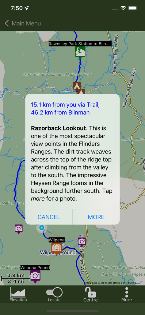 Mawson Trail Guide - Travel App | MWM