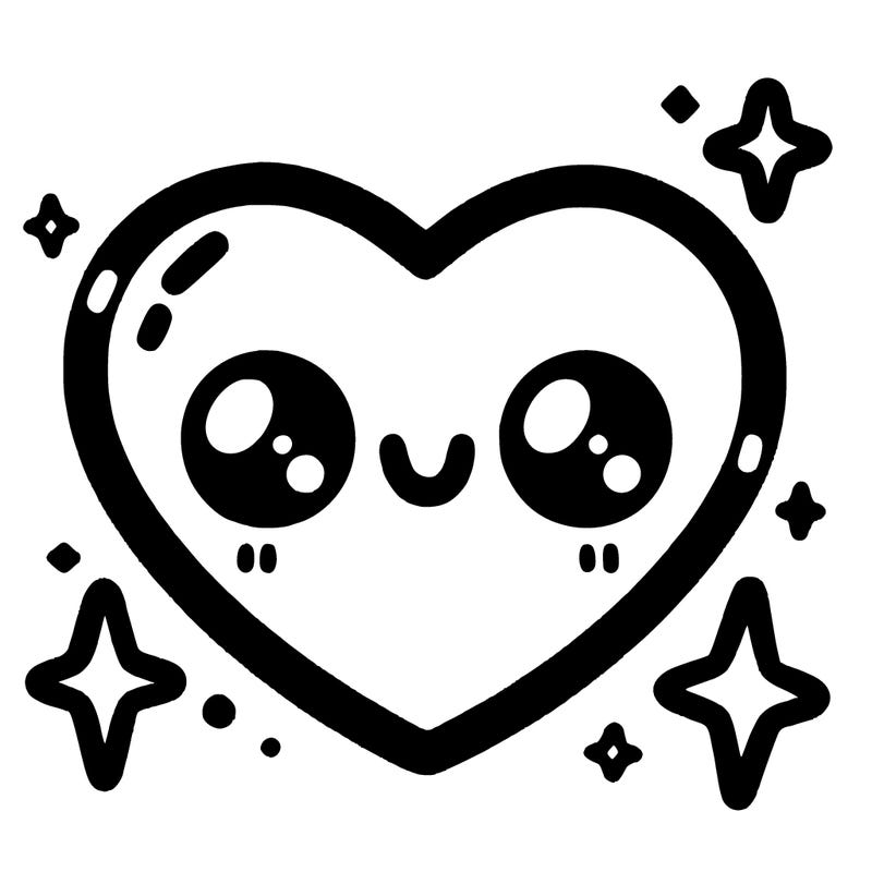 really easy plain heart