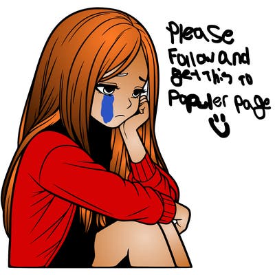 a realistic girl with depression