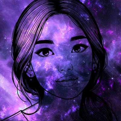 beautiful realistic asian woman