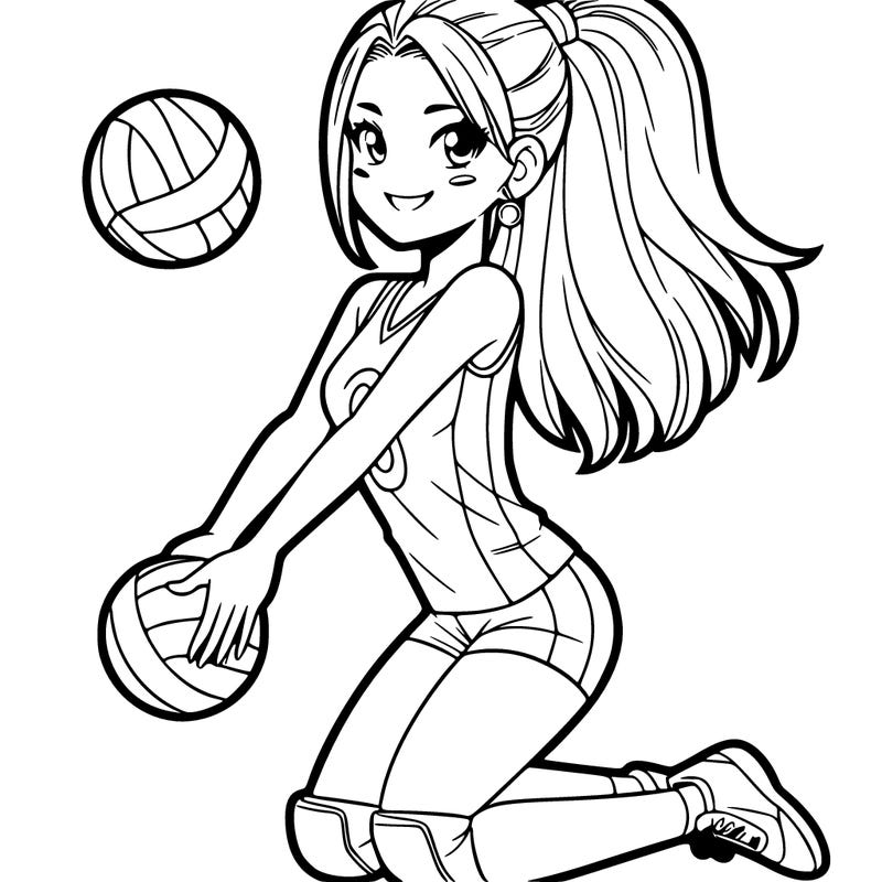 volleyball girl