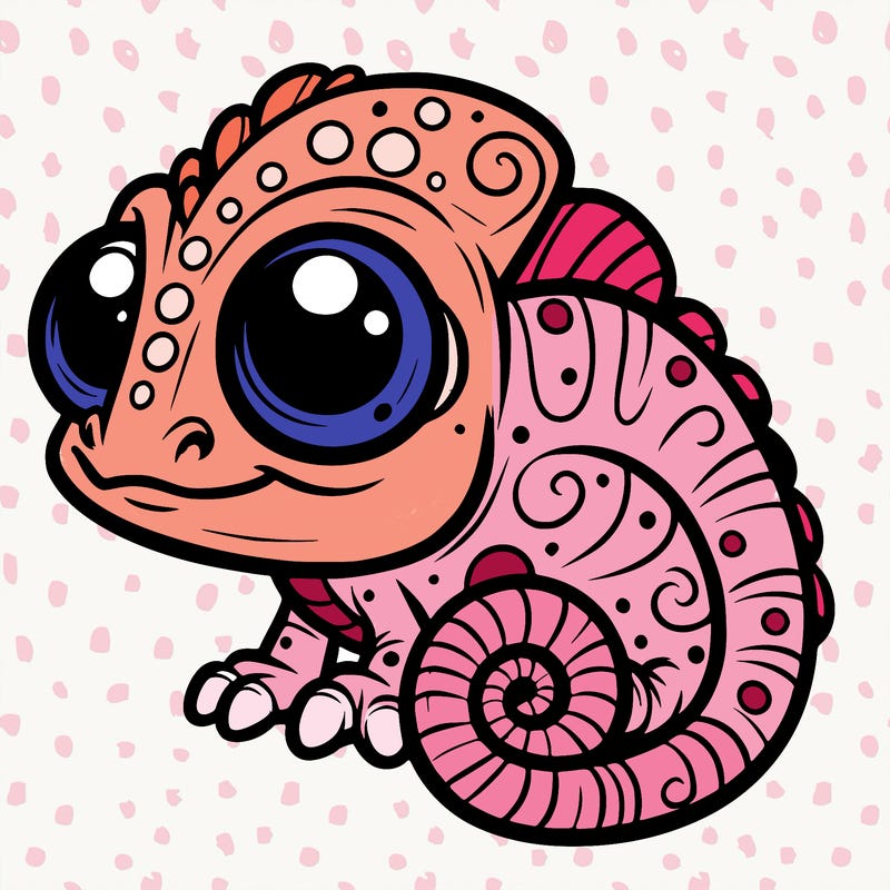 baby chameleon