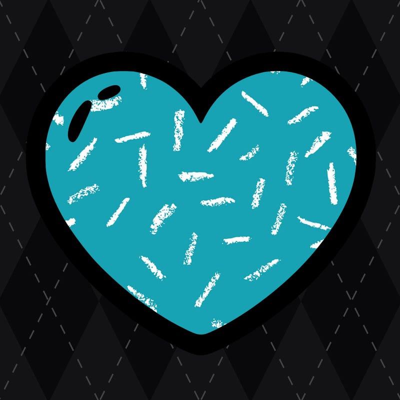 a blank heart