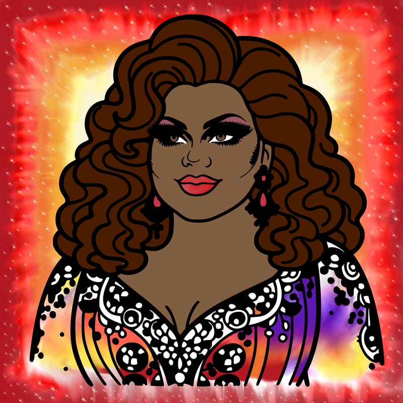 realistic plus size drag queen