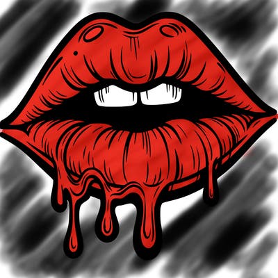 lips that look realistic and drip