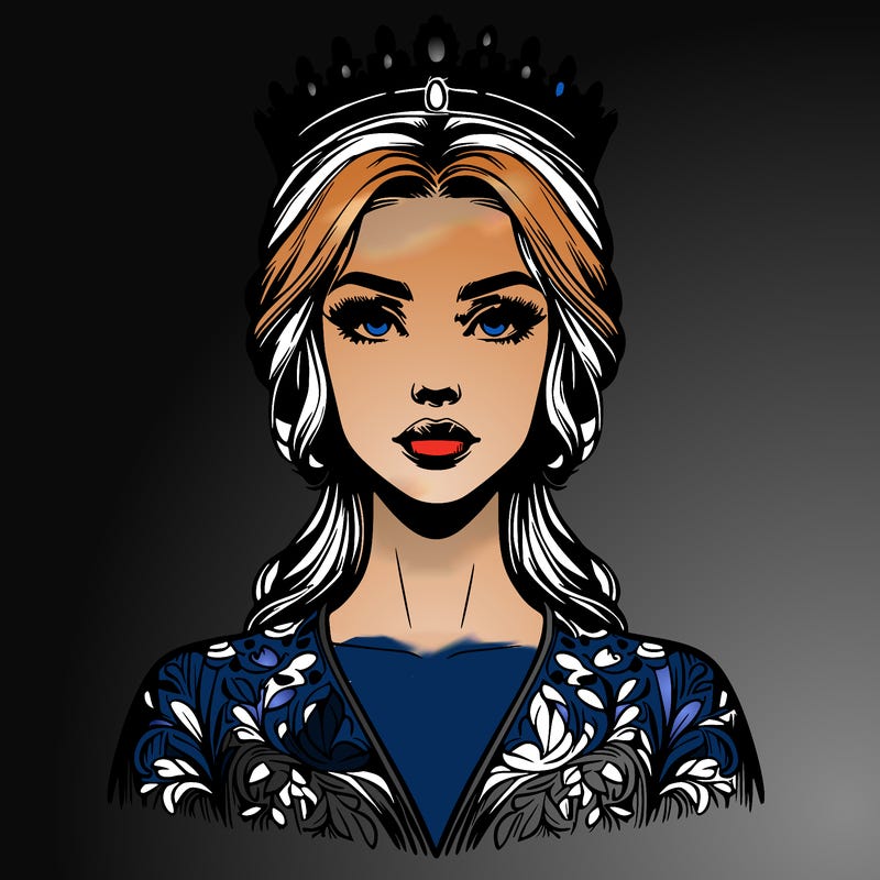 realistic beautiful queen