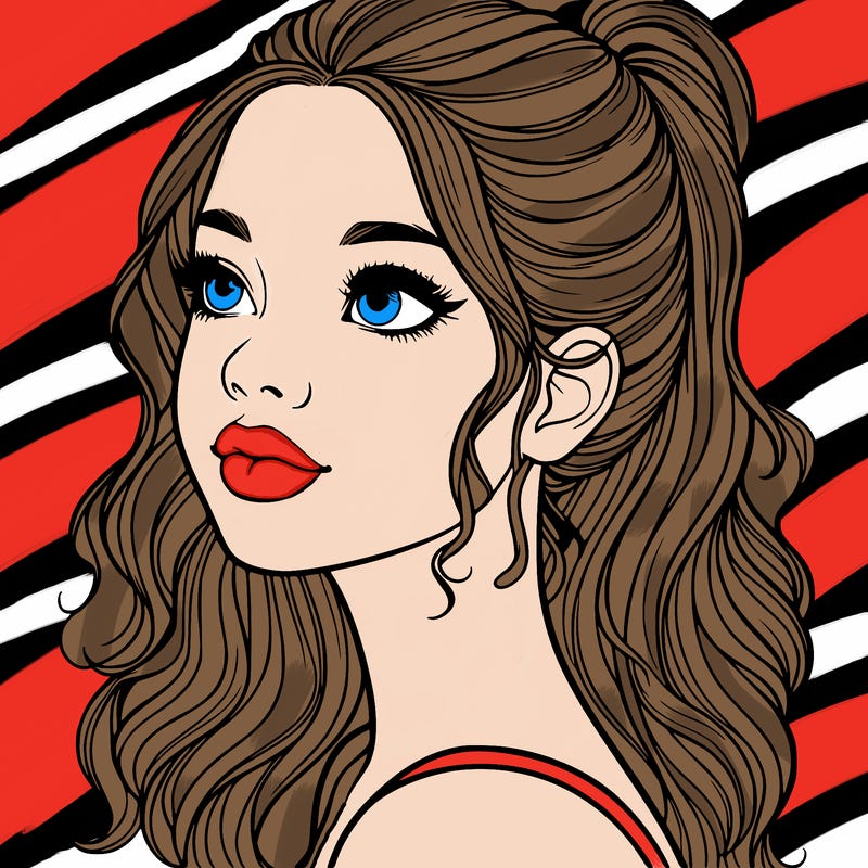 beautiful realistic girl