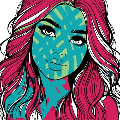 beautiful realistic girl