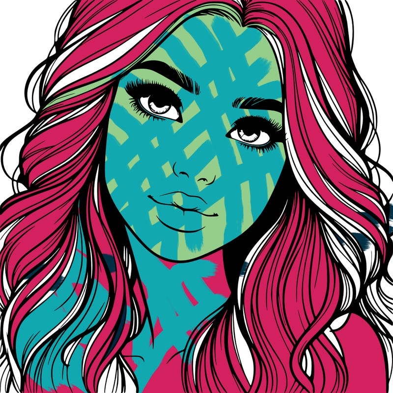 beautiful realistic girl