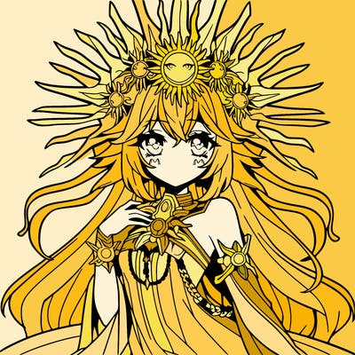 anime sun queen